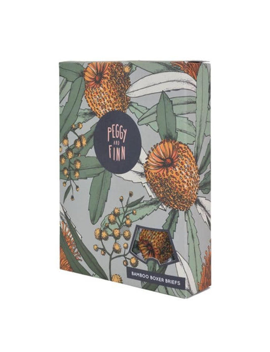 Banksia Grey Bamboo Boxers