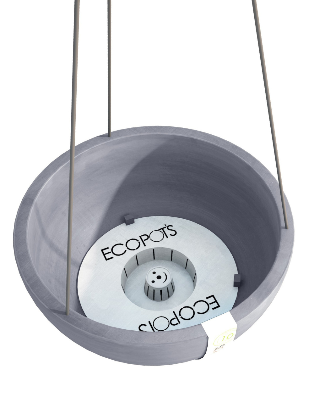 Ecopots Hanging 'Brussels' 27cm