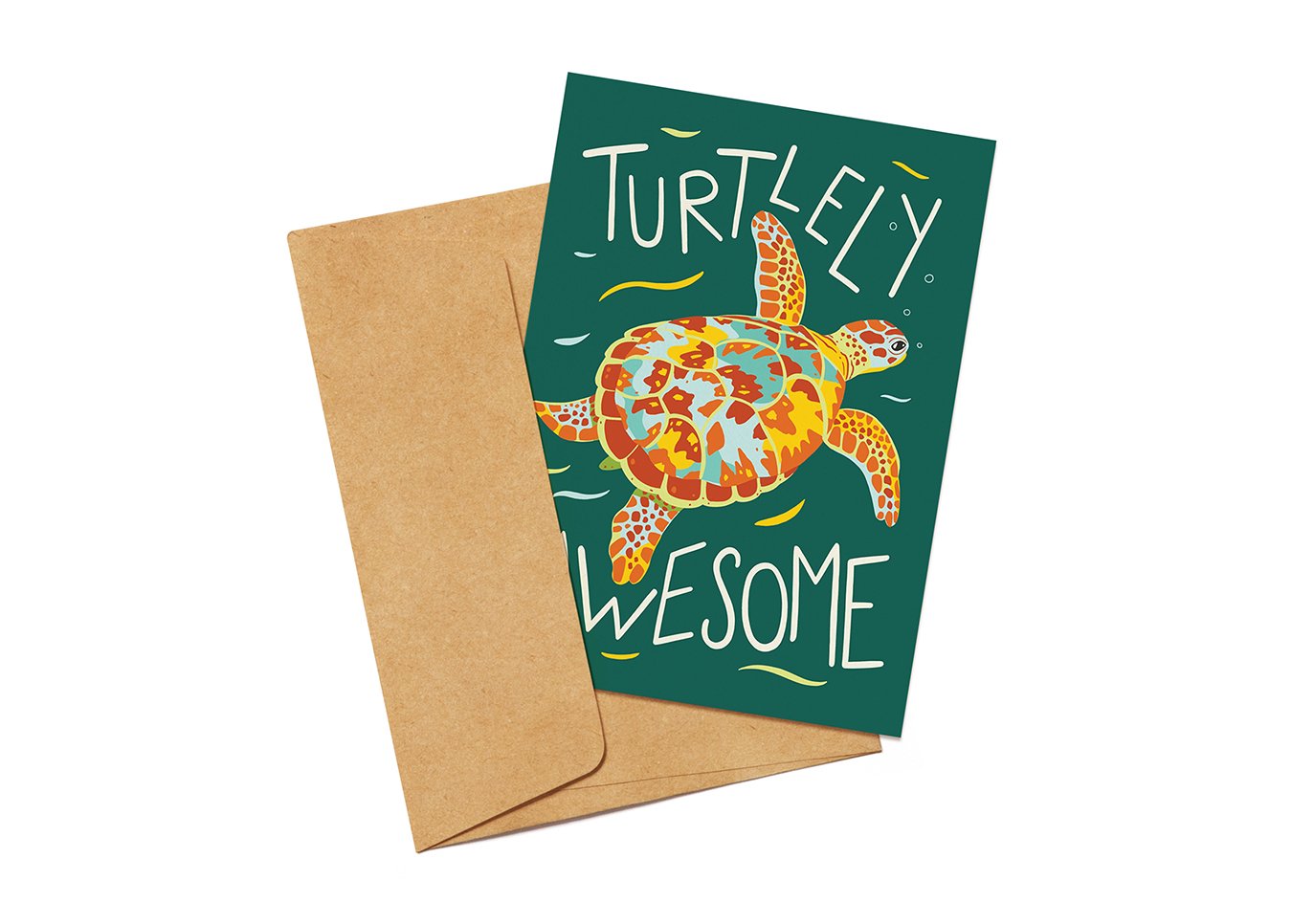 Turtlely Awesome - Greeting Card