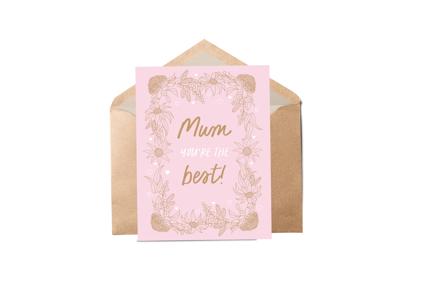Mum You're the Best - Greeting Card
