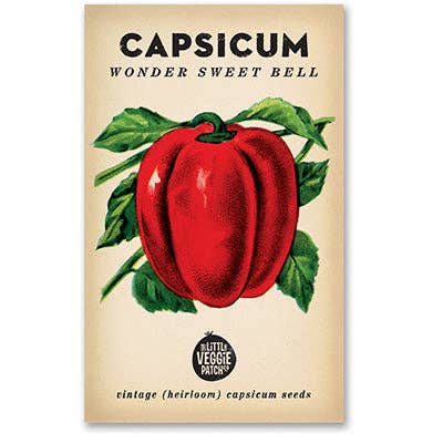 Capsicum 'California Wonder' Heirloom Seeds