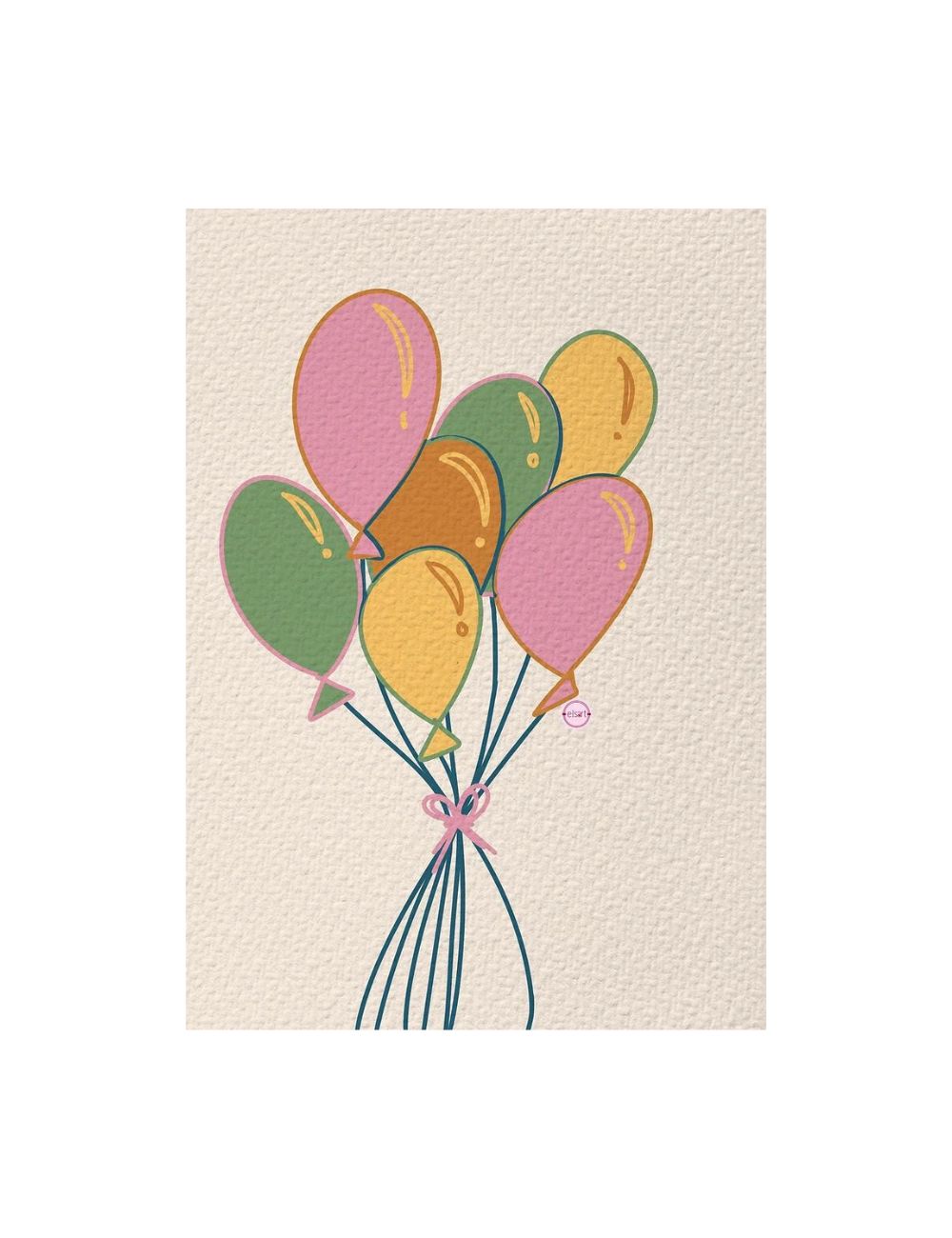 Balloons – Greeting Card