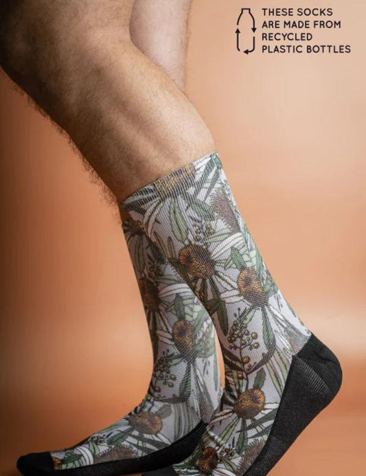 Banksia Grey Socks