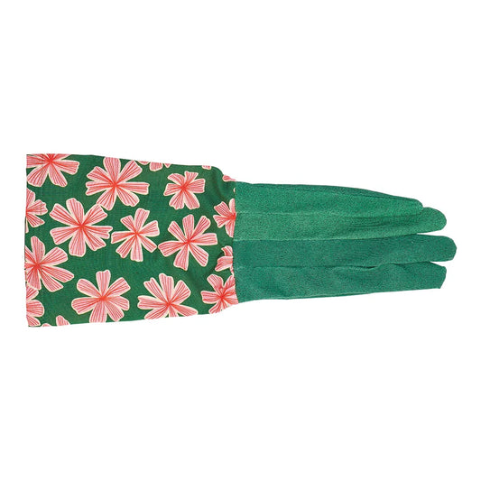 Long Sleeve Cotton Garden Gloves - Bold Blooms