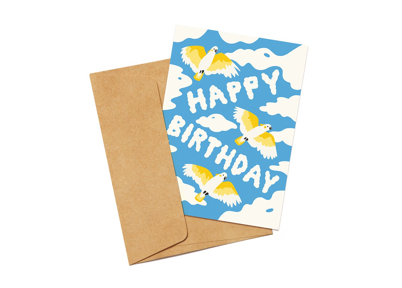 Birthday Cockatoos - Greeting Card