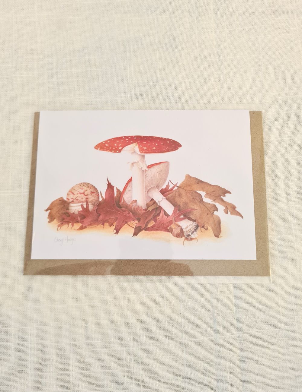 Amanita Mushroom - Greeting Card